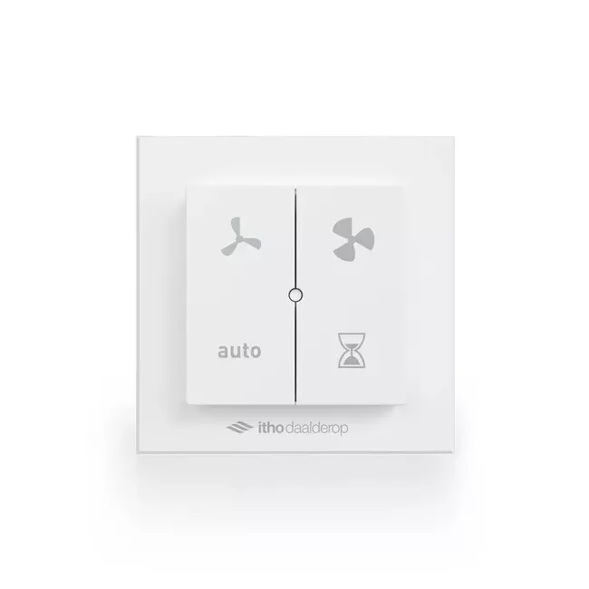 Itho Daalderop CVE-S ECO High Performance Pakket HE 415 m³/h + vochtsensor + RFT-N Auto bediening + 4 ventielen - euro stekker