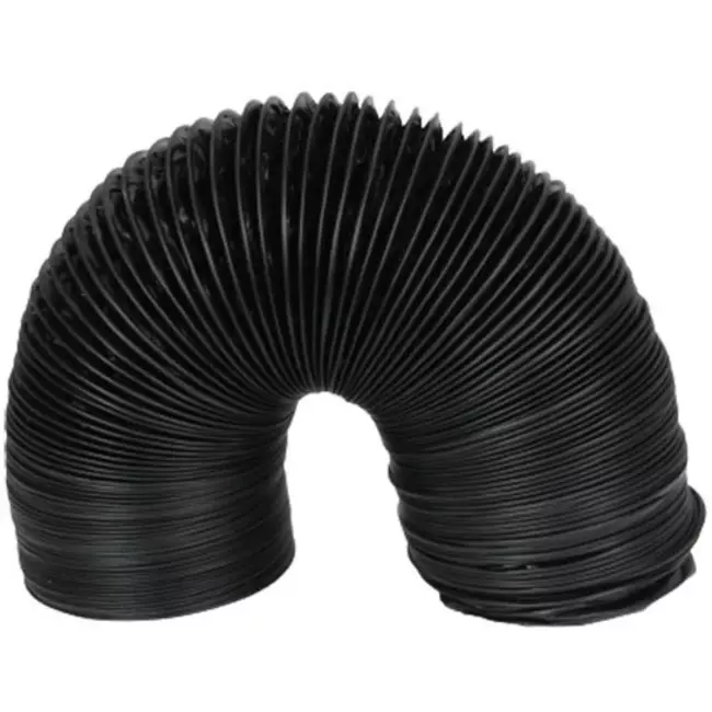 Combidec ventilatieslang aluminium met polyester buitenlaag ZWART Ø 100 mm (10 meter)