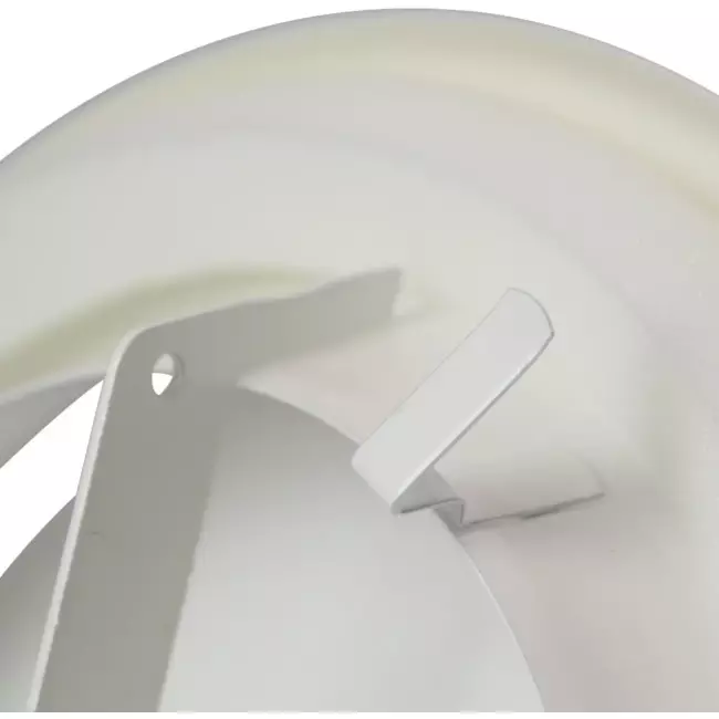 Ventilatie toevoer ventiel metaal Ø 200 RAL 9010 met klemveren - DVSC-P200
