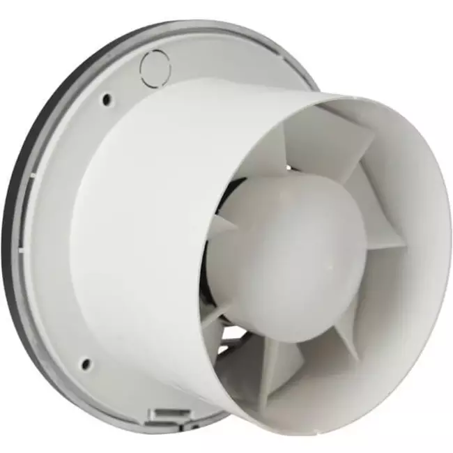 Badkamer ventilator rond Ø 100 mm antraciet - basis EA100A