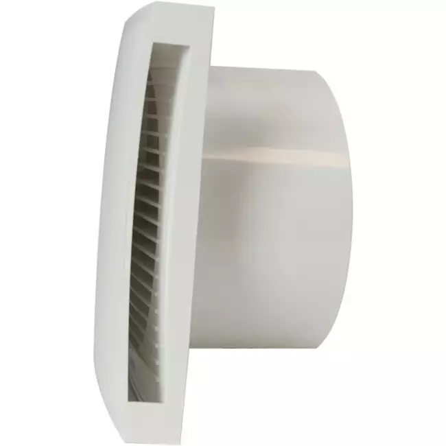 Badkamerventilator Ø 125mm wit met timer en vochtigheidssensor - Design EET125HT