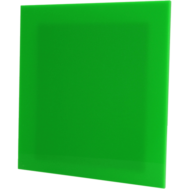 Grille 15x15cm front en plastique coloré en vert