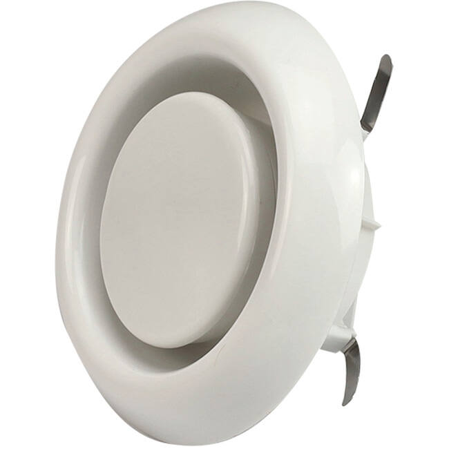 Ventilatie afvoer ventiel 100mm met klemveren - AVP-C100