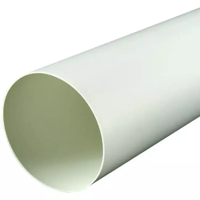 Ronde kunststof ventilatiebuis 150 mm - 0,5 meter A150-0.5