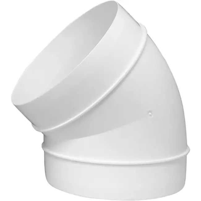 Ronde kunststof 45 ° bocht diameter: 150 mm AL150-45
