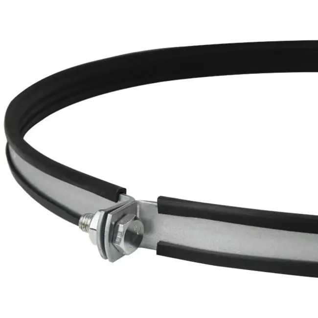Metalen beugel diameter 400 mm met rubber (sendz. verz.)