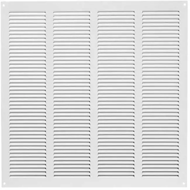 Grille métal 400 x 400 mm blanc - MR4040