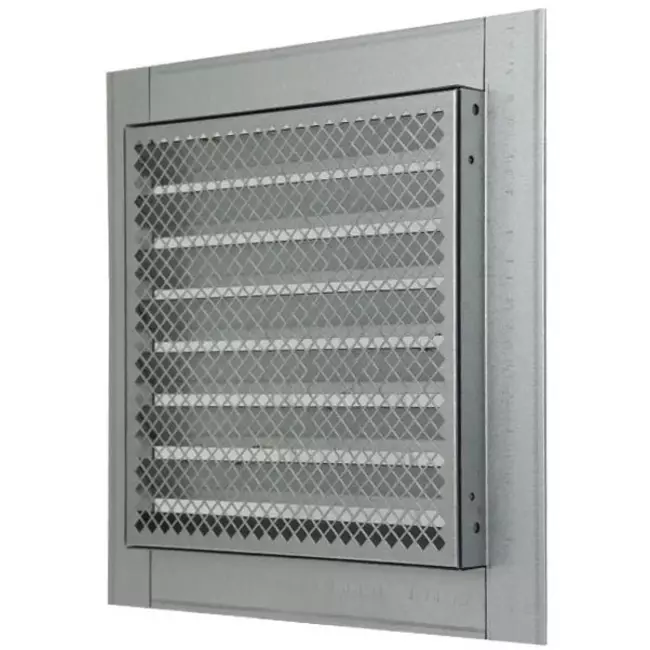 Grille métal 300 x 300 mm zinc - MRF3030Zn