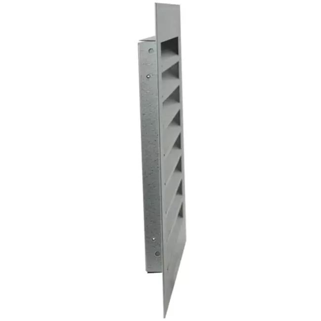 Grille métal 300 x 300 mm zinc - MRF3030Zn