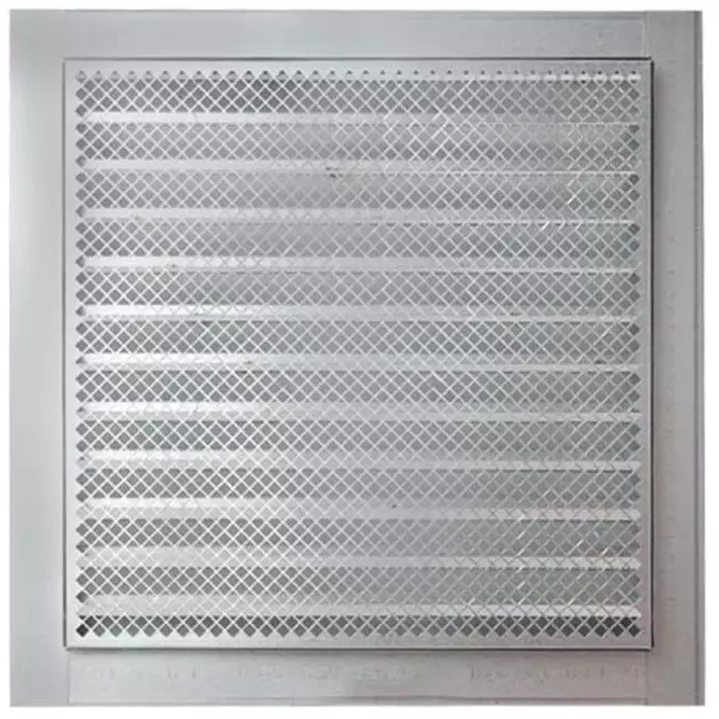 Grille métal 300 x 300 mm zinc - MRF3030Zn