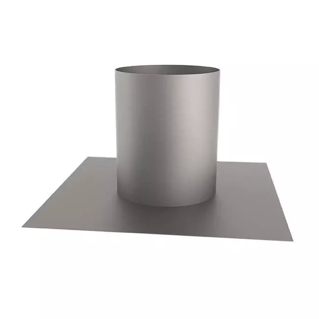 Plakplaat rond 125 mm (135) (sendzimir verzinkt)