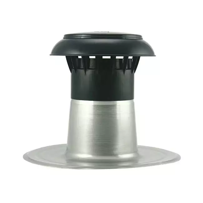 Platdak ontluchting met kunststof kap Ø110-125mm