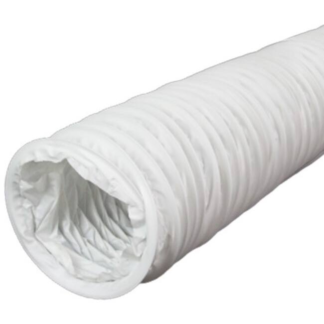 Flexibele PVC-ventilatieslang wit Ø 125 mm (6 meter)