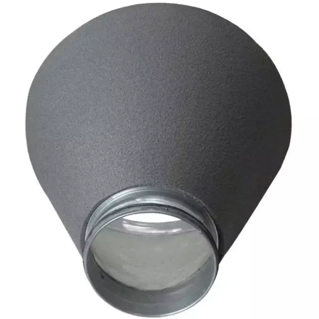 Thermoduct 13mm verloopstuk 400-355mm geisoleerd