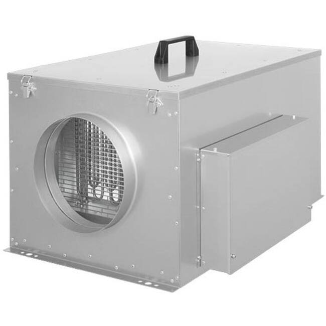 Unité d'alimentation en air compacte Ruck avec batterie de chauffage et moteur EC 570 m³/h - Ø 150 (FFH 150 EC 20)