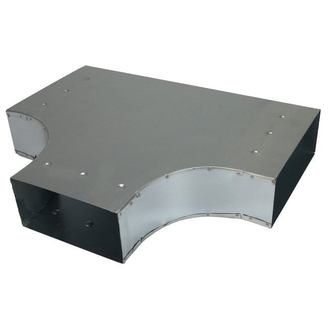 T-stuk 90 graden 300x80 - 220x80 tbv instortkanaal