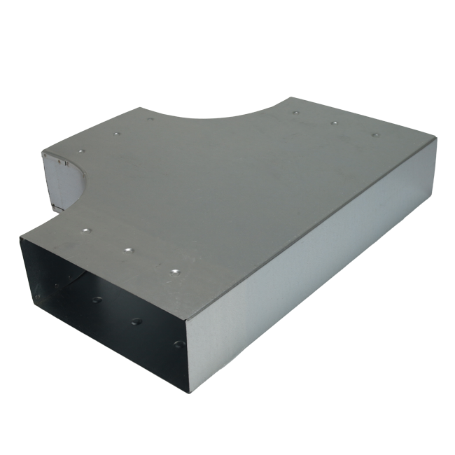 T-stuk 90 graden 300x80 - 300x80 tbv instortkanaal