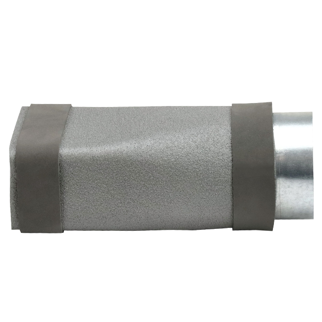 Thermoduct verloopstuk 170x80 naar diameter 150 mm tbv instortkanaal