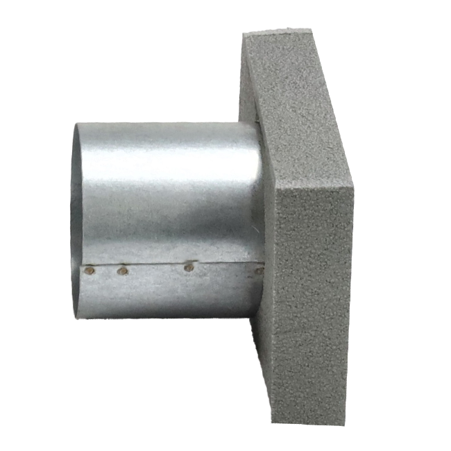 Thermoduct deksel 170x80 met aansluiting Ø 80mm tbv instortkanaal