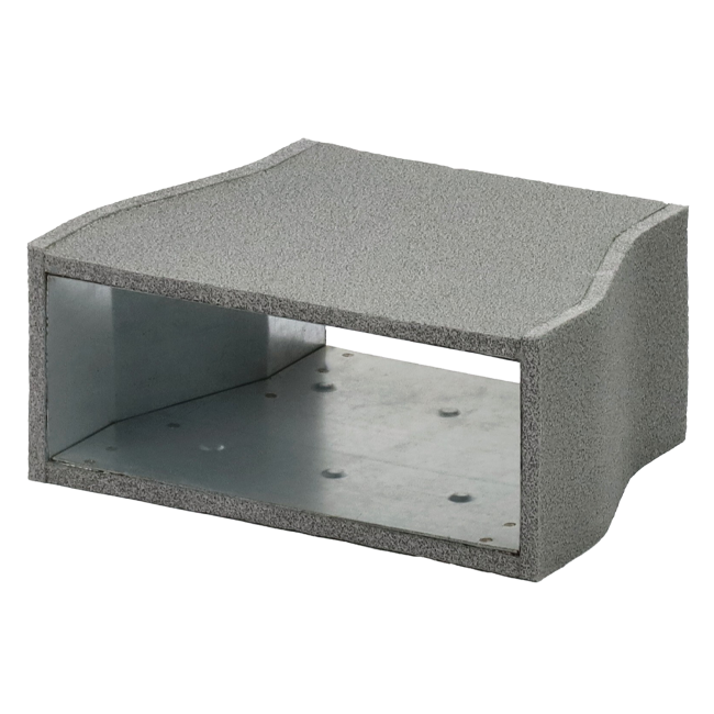 Thermoduct verloopstuk 300x80 mm naar 220x80 mm