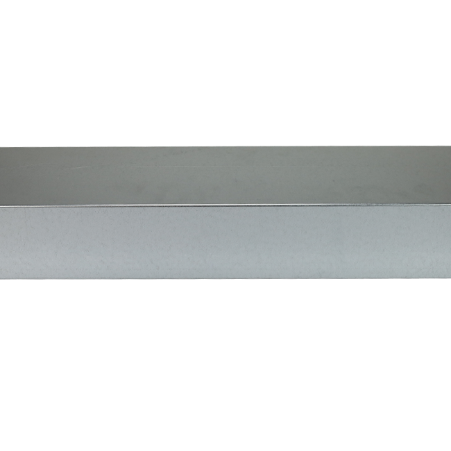 Gaine plate galvanisée 300x80 longueur de 1.5m