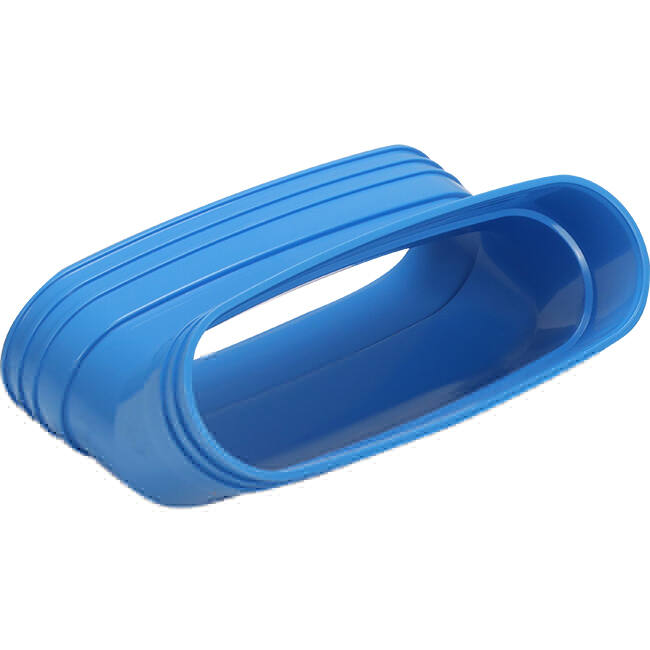 Wavin Ventiza bocht 45 graden PVC ovaal 195x80 mm verticaal M/M