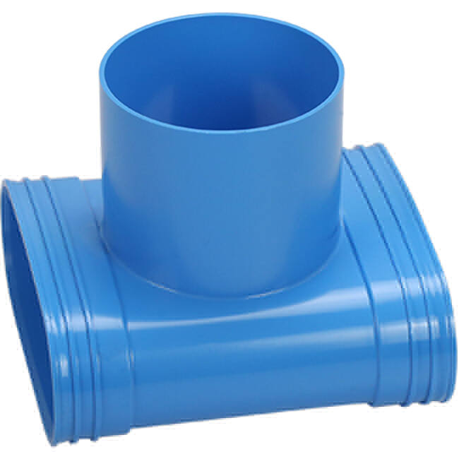 Wavin Ventiza T-stuk PVC ovaal 235x80 mm met diameter 160 mm M/M/M