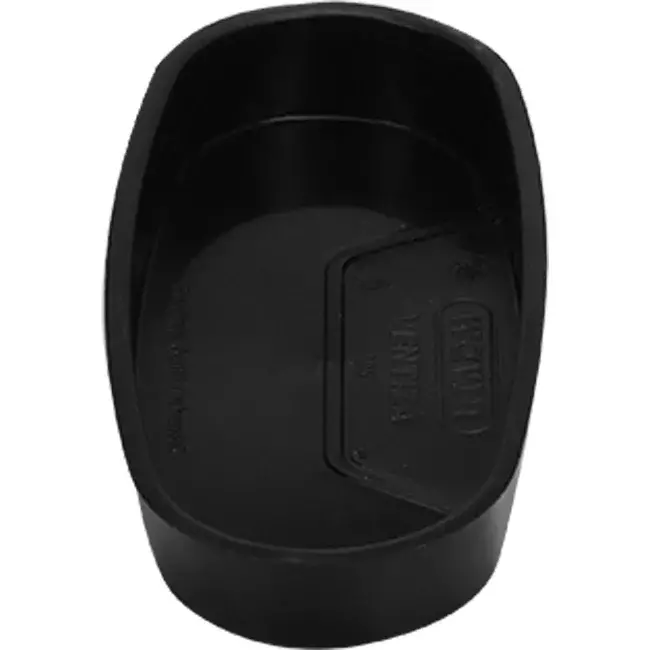 Wavin Ventiza eindkap PVC ovaal kanaal 195x80 mm