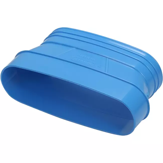 Wavin Ventiza verloop PVC ovaal 235x80 mm naar 195x80 mm M/S