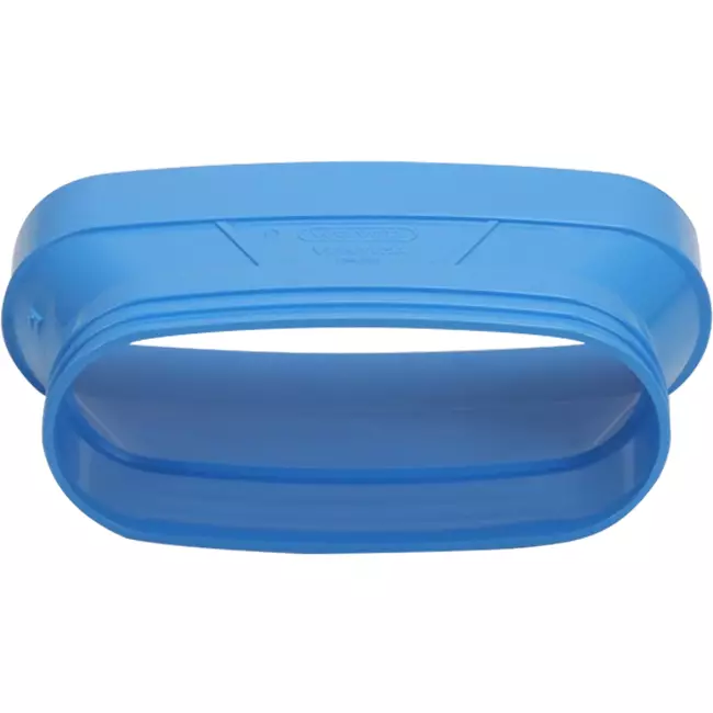 Wavin Ventiza verloop PVC ovaal 235x80 mm naar 195x80 mm M/S