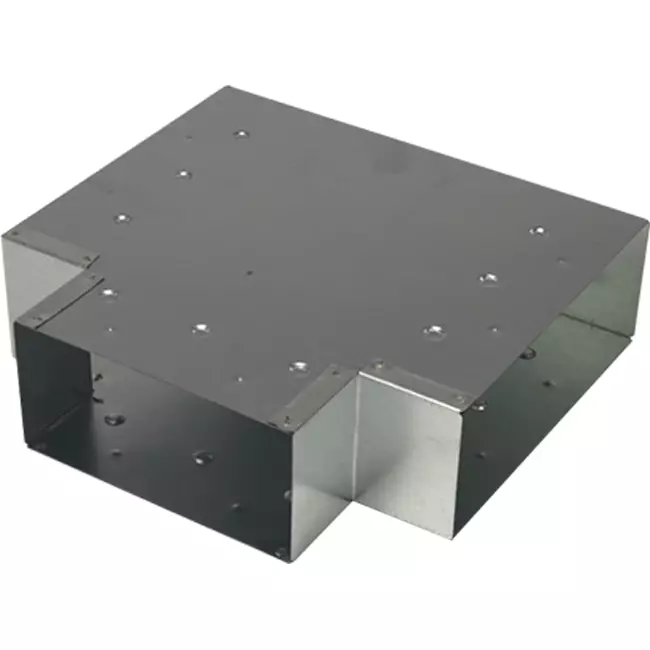T-stuk (haaks) 90 graden 220x80 mm - 170x80 mm tbv instortkanaal