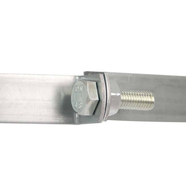 Beugel metaal 400mm zonder rubber - PCWOR400