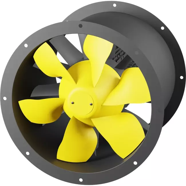 Axiaal 560 mm kanaalventilator rookgas F300- AL 560 D4 F3 04 CFG