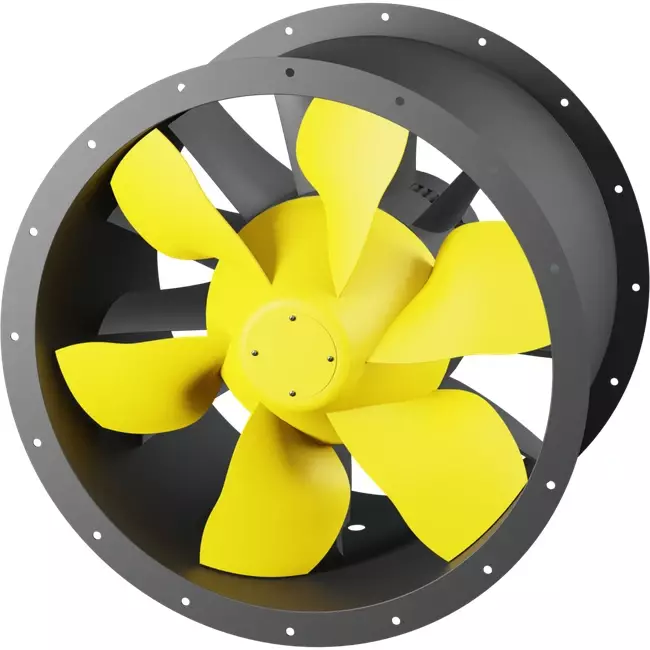 Axiaal 710 mm kanaalventilator rookgas F400 - AL 710 D6 F4 01 CFG