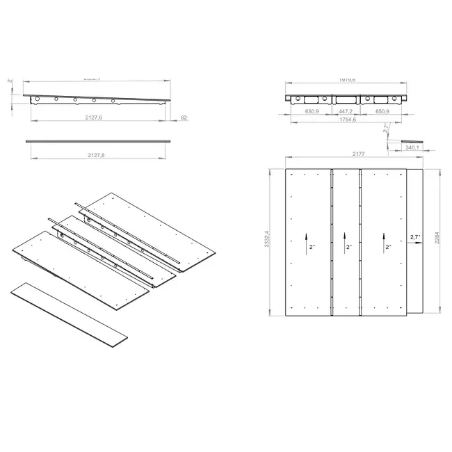 Pare-pluie pour installation extérieure - RD ROTO K 12600 H T BG2