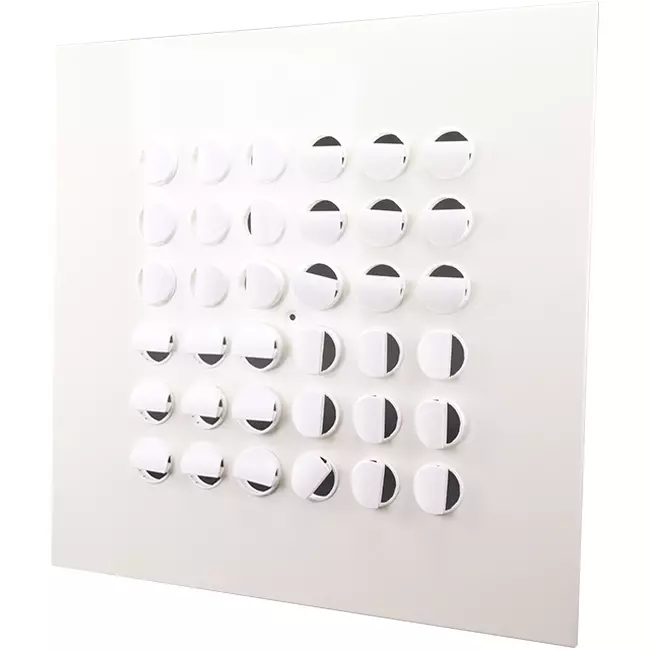 Multinozzle plafondrooster 596x596mm - MN48 RAL9010