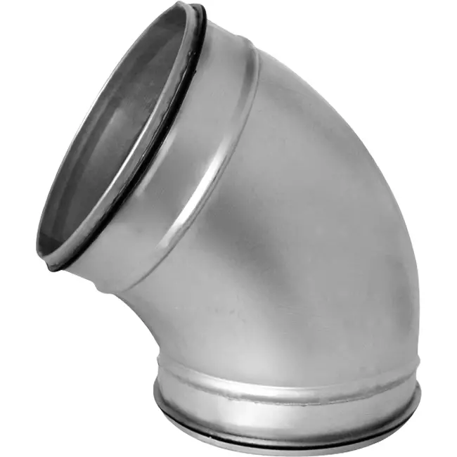 Ronde spiro bocht 60° Ø 80mm voor spirobuis