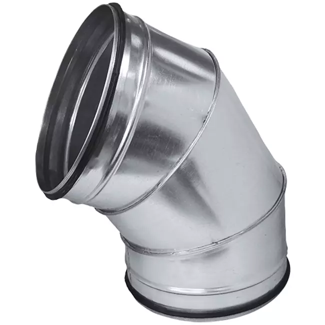 Ronde spiro bocht 60° Ø 355mm voor spirobuis