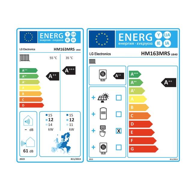LG Therma-V Monobloc S warmtepomp R32 3 fase 16,0 kW