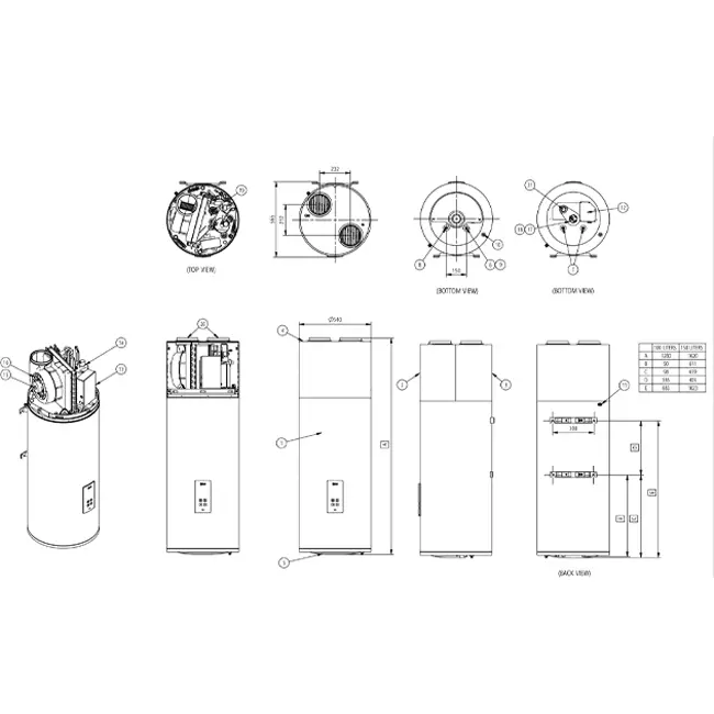 LG warmtepompboiler 100L 230V - WH10ES
