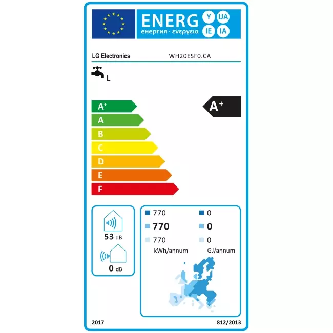 LG Therma-V warmtepompboiler 200L 230V - WH20ES