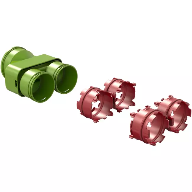 Ubbink Air Excellent 55SC-23C connecteur pour boîtier de distribution d'air DBOX 200/800