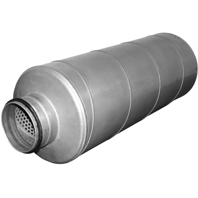 Spiro-SAFE premium geluiddemper diameter 125 mm - lengte 900 mm (100 mm isolatie)