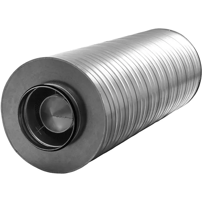 Spiro-SAFE premium geluiddemper diameter 315 mm - lengte 600 mm met kern (100 mm isolatie)