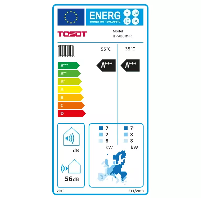 Tosot by GREE Versati V Monobloc warmtepomp 230V R290 8 kW