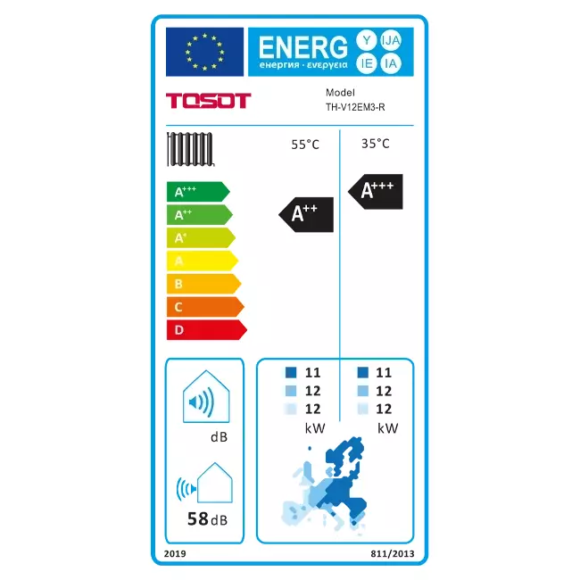 Tosot by GREE Versati V Monobloc warmtepomp 400V R290 12 kW