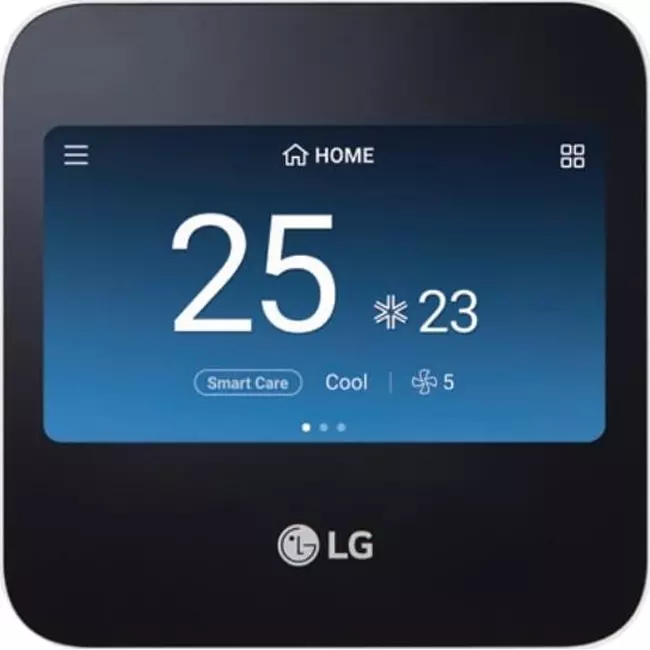 Commande filaire LG Deluxe noire avec Wi-Fi (ThinQ)