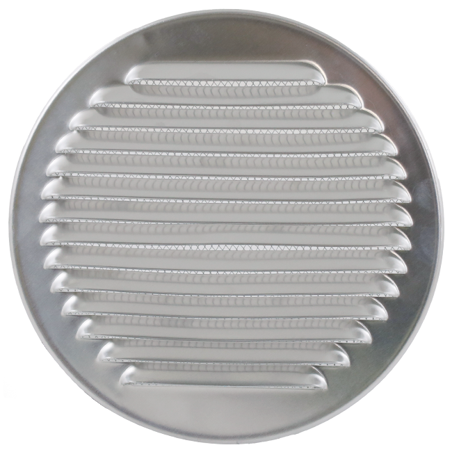 Ventilatierooster rond 200 mm aluminium - EL-A-R200 ALU