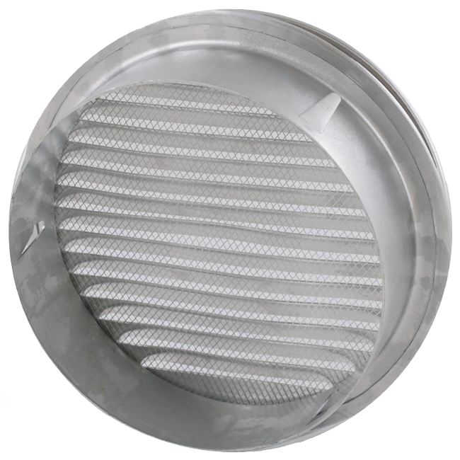 Ventilatierooster rond 200 mm aluminium - EL-A-R200 ALU