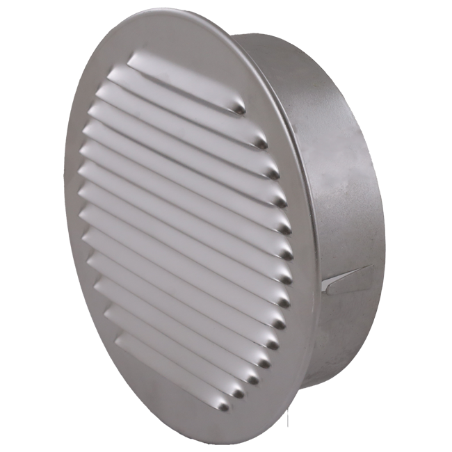 Ventilatierooster rond 200 mm aluminium - EL-A-R200 ALU